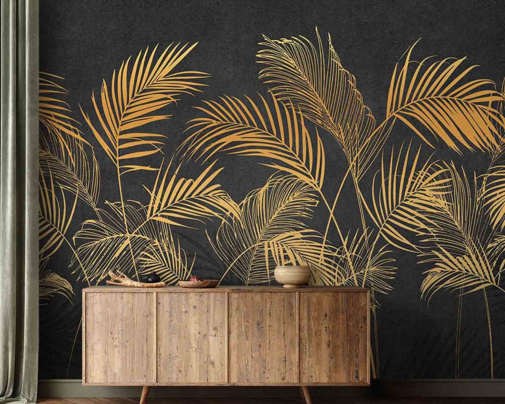 Palmiers en éventail — intérieur 1