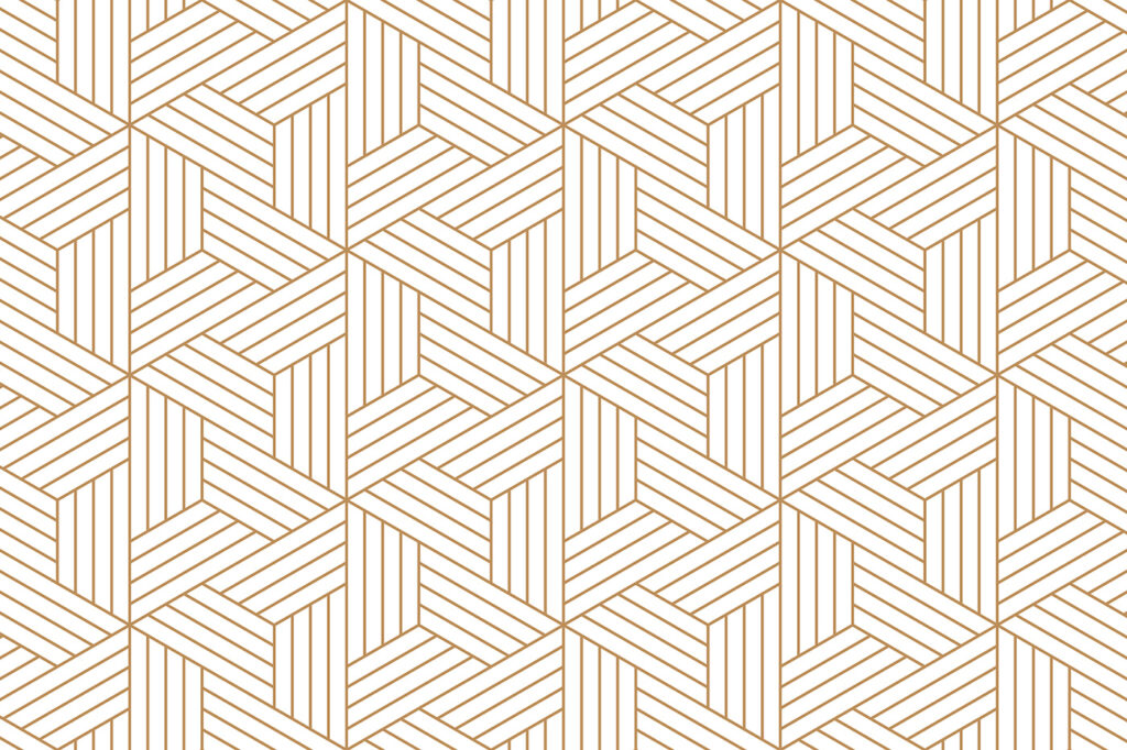 Lignes et carrés — motif complet