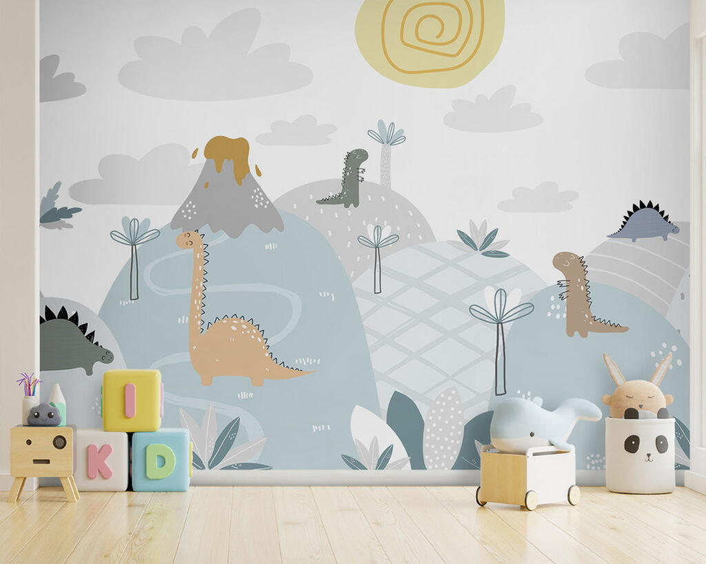 Dinosaures sur les collines — intérieur 3