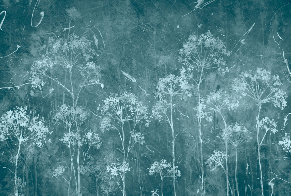 Fleurs espiègles — motif complet