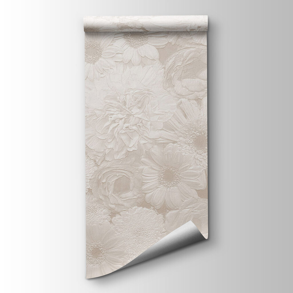 Motif de fleurs blanches — vue du produit