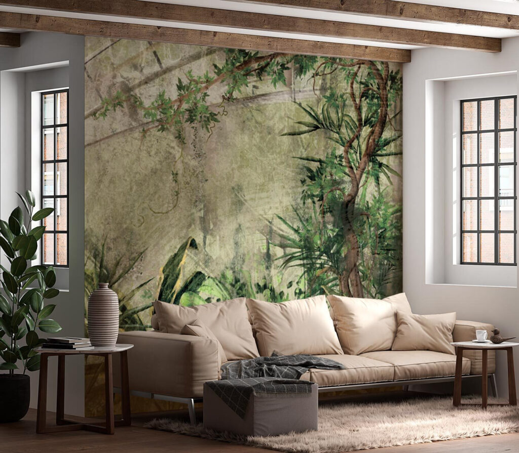 Bambous et plantes tropicales — intérieur 1