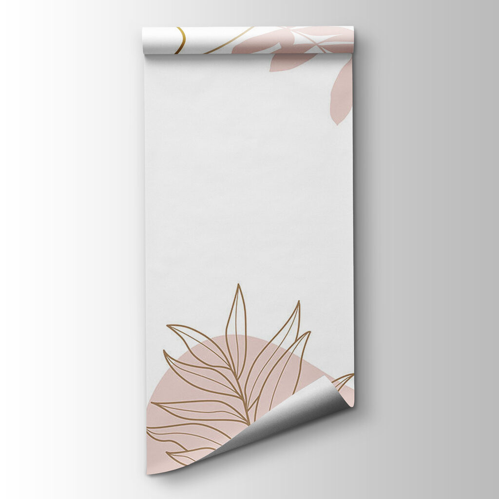 Formes roses et feuilles — vue du produit