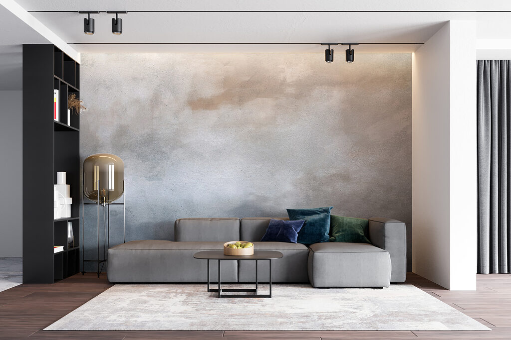 Ciel bleu et blanc — intérieur 3