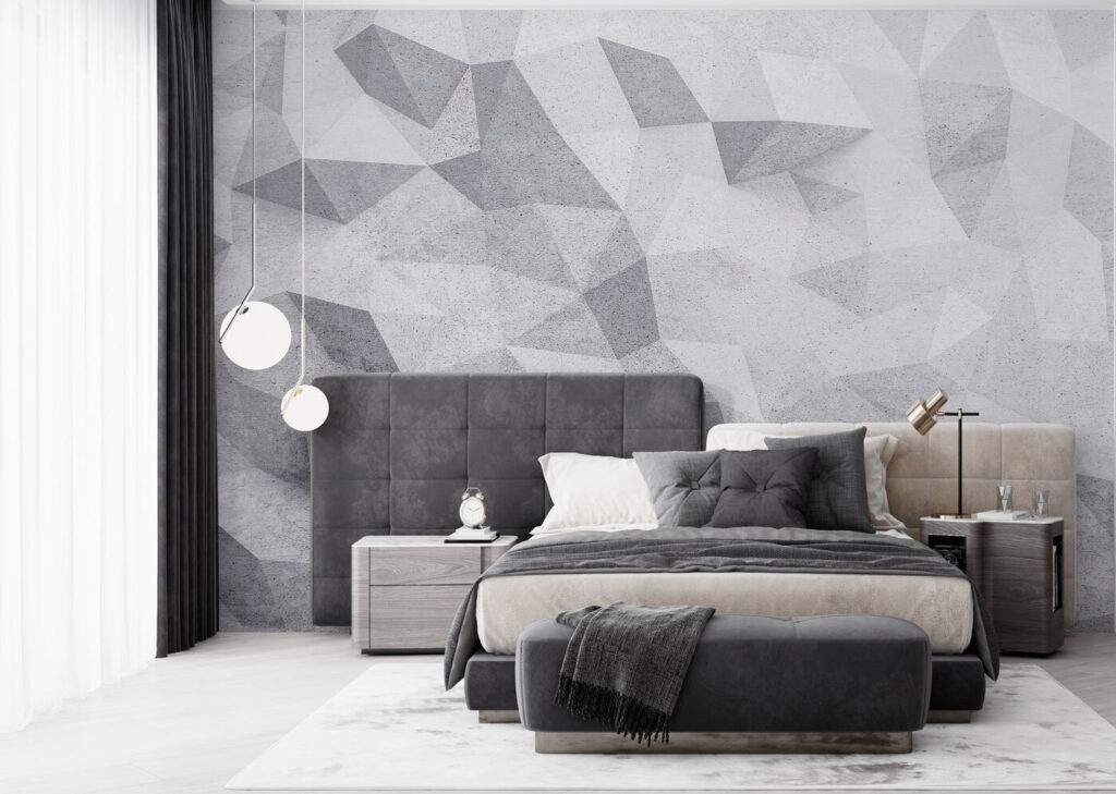 Paysage de facettes grises — intérieur 2