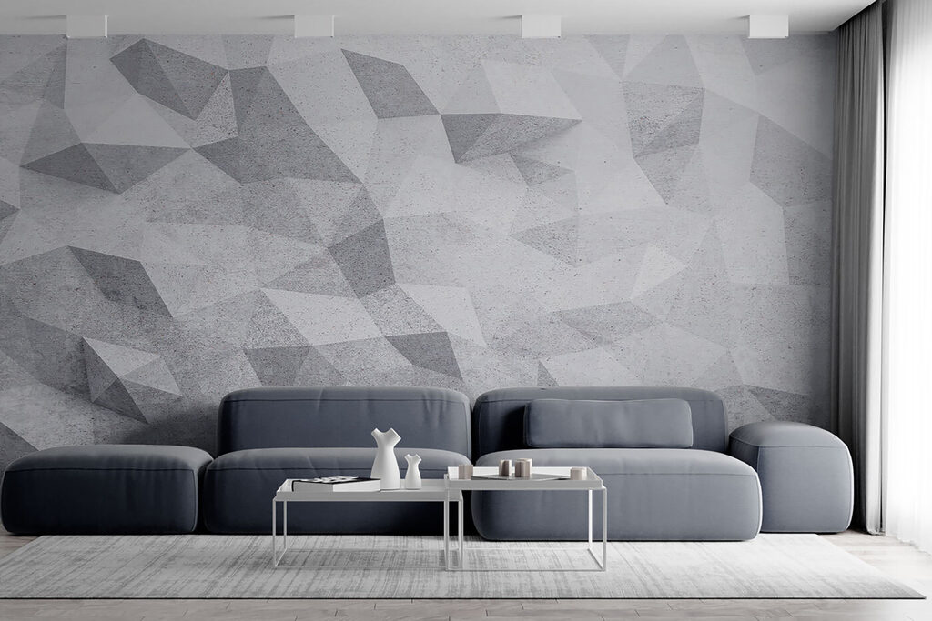 Paysage de facettes grises — intérieur 4