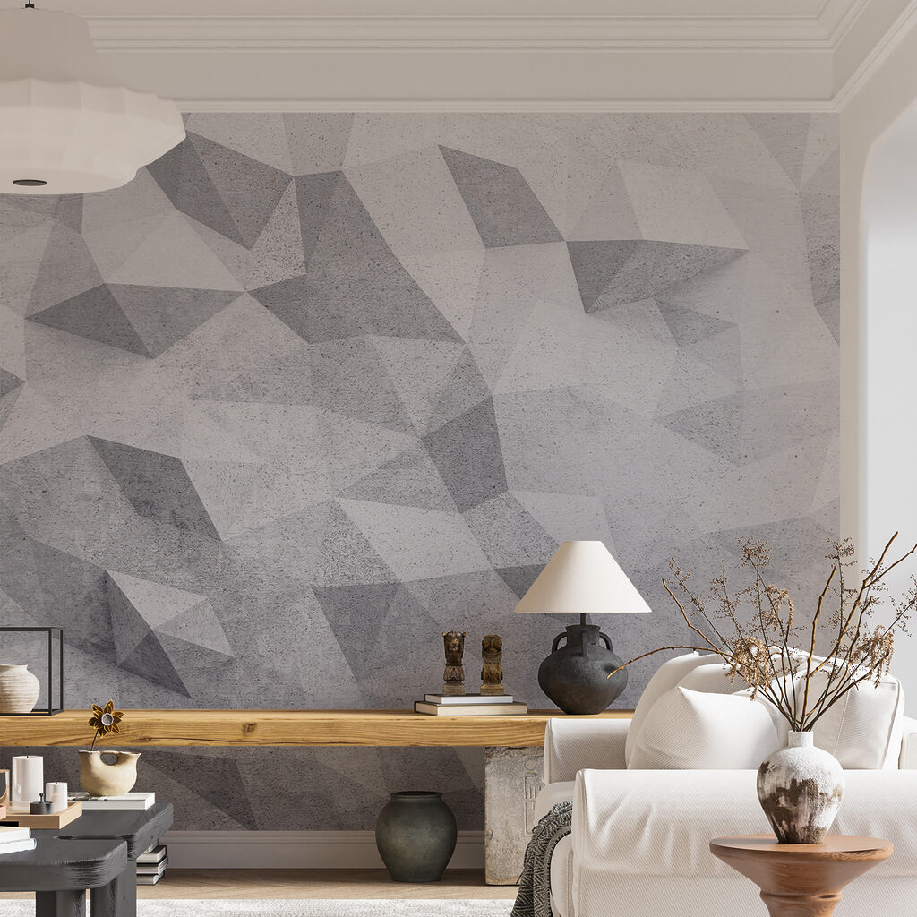 Paysage de facettes grises — intérieur 5