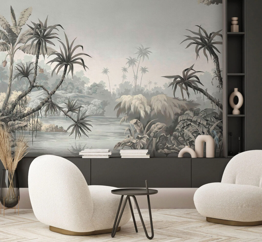 Rivière tropicale paisible — intérieur 1