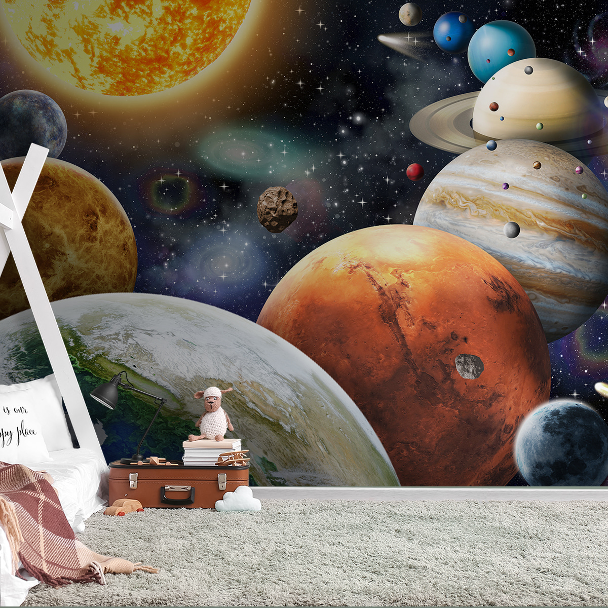 Tout près des planètes dans un intérieur