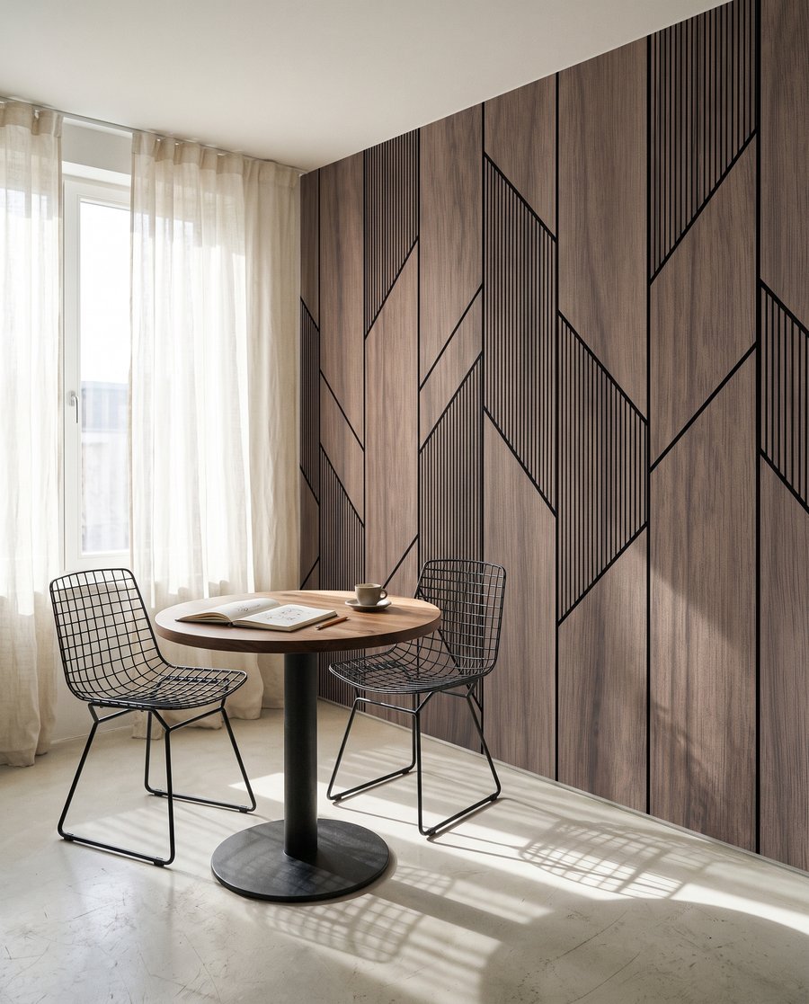 Bandes sombres striées — intérieur 6