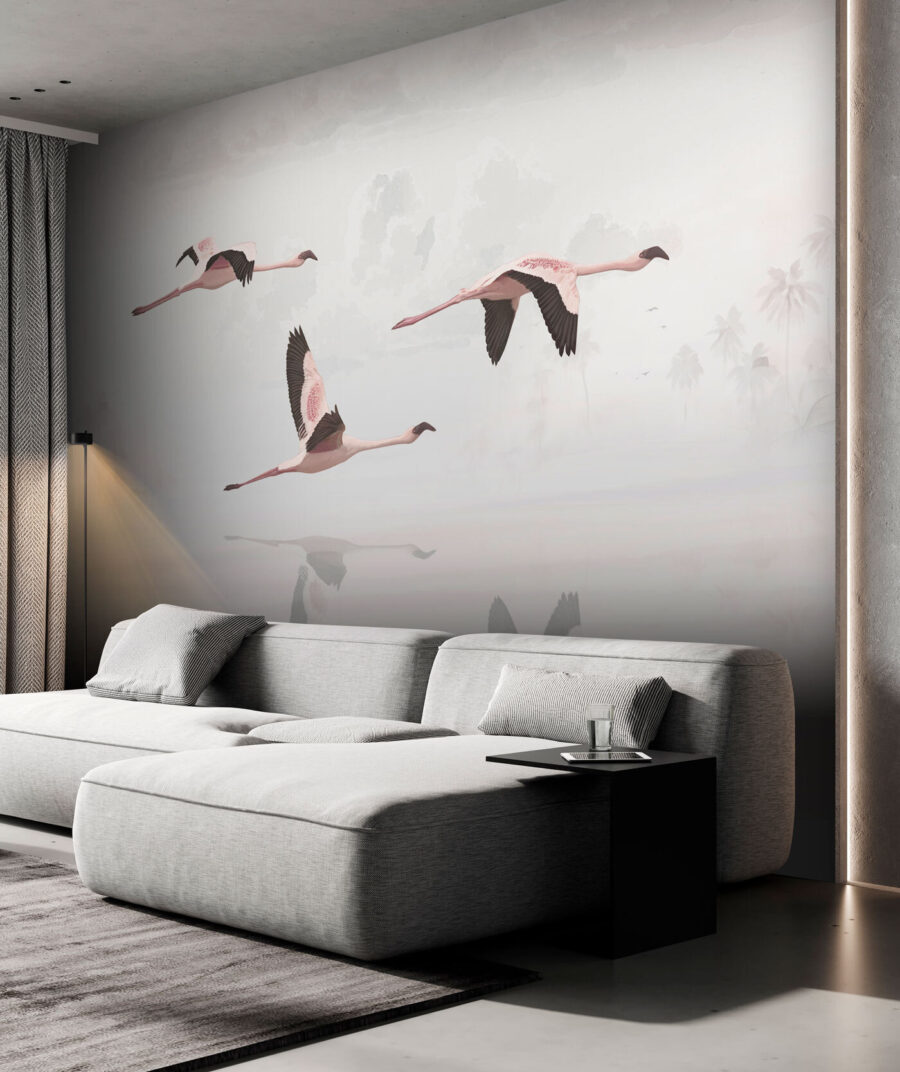 Oiseaux rasant l’eau — intérieur 1