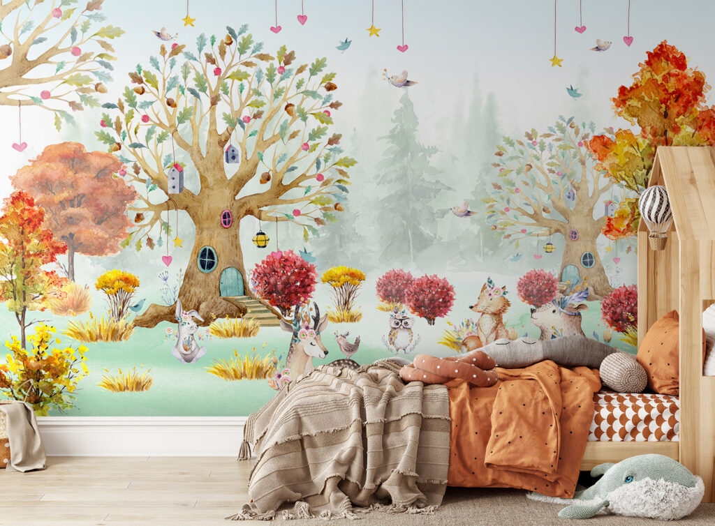 Forêt à l’aquarelle — intérieur 3