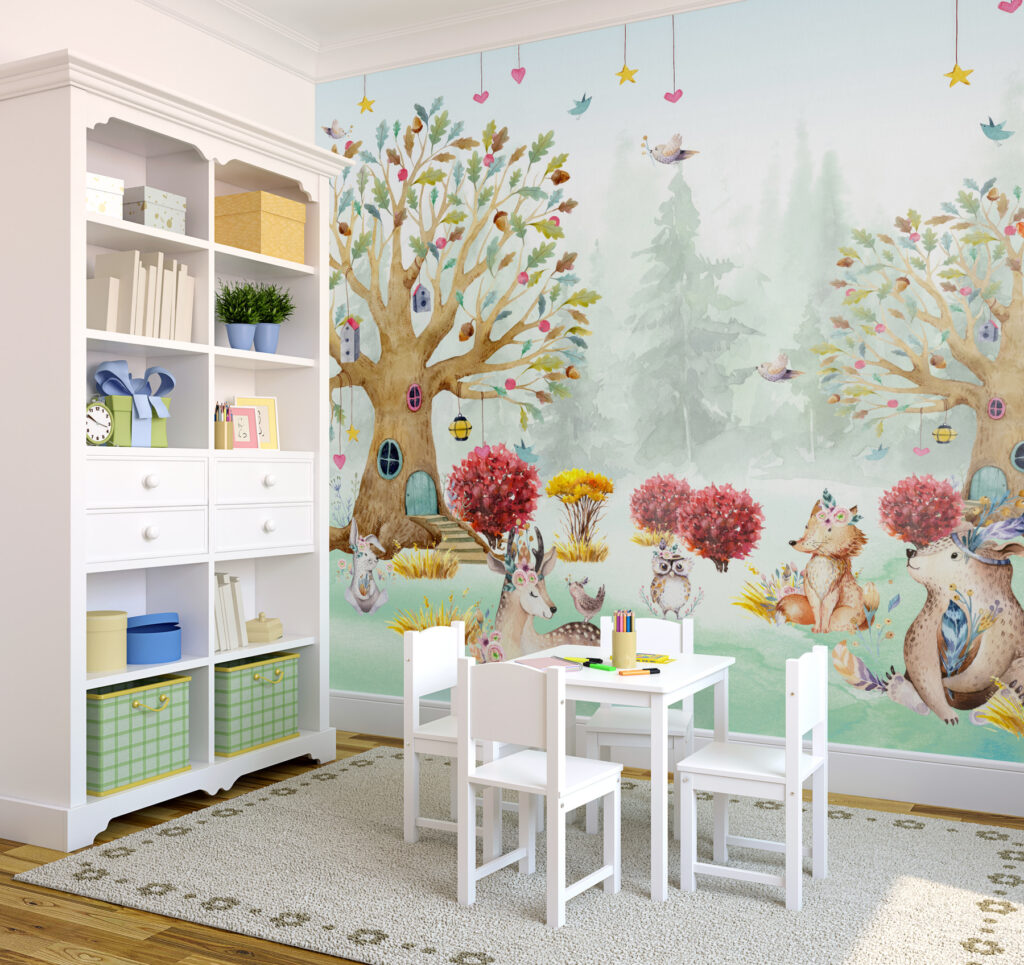 Forêt à l’aquarelle — intérieur 2