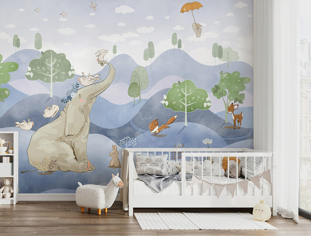 Lapins dans les collines — intérieur 1
