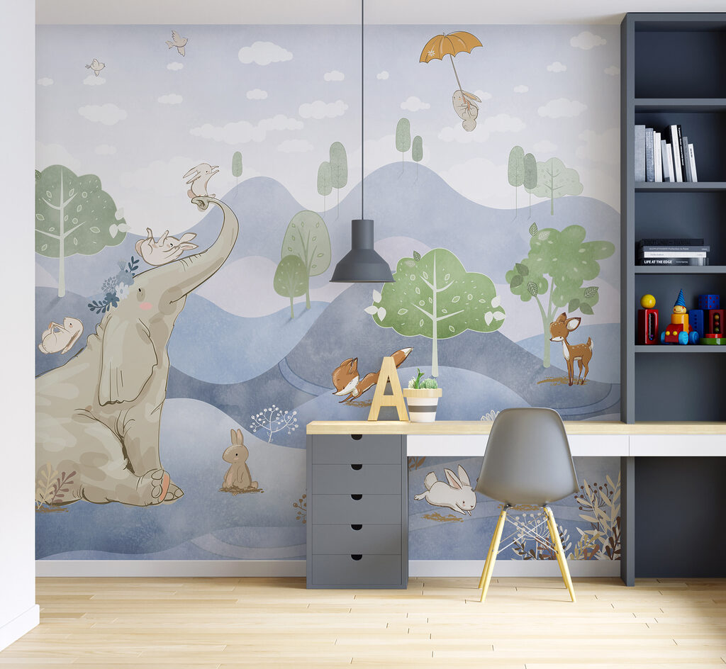 Lapins dans les collines — intérieur 2