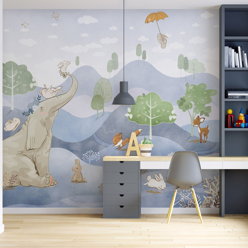 Lapins dans les collines — intérieur 4
