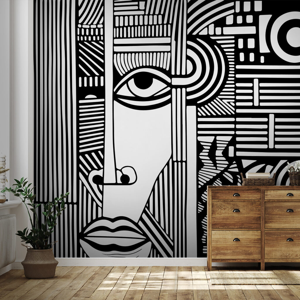 Visage aux grands yeux — intérieur 1