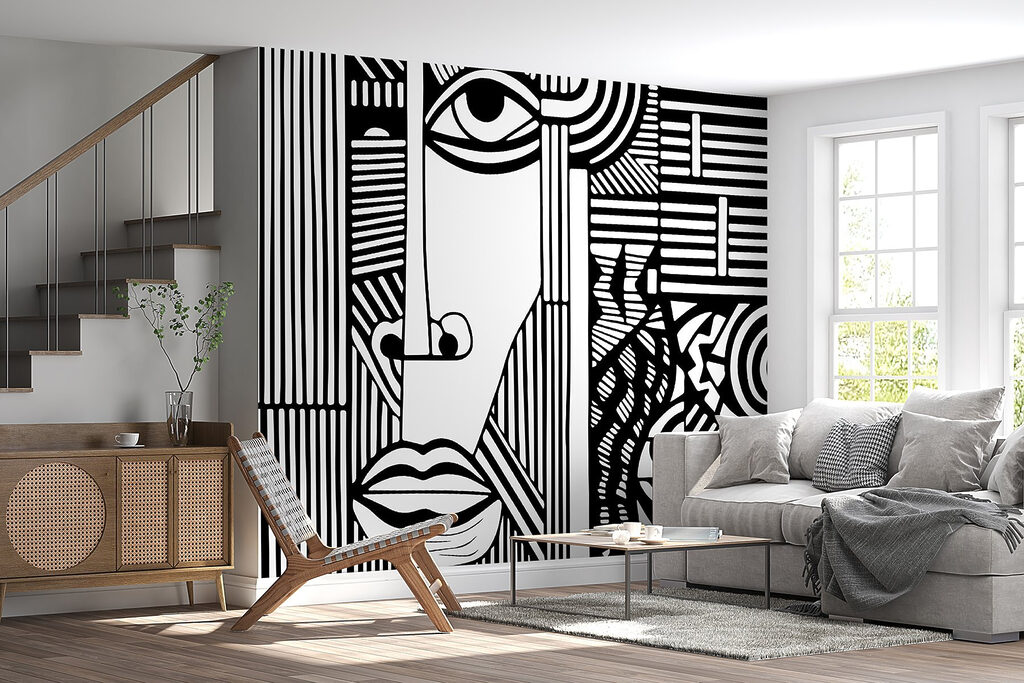Visage aux grands yeux — intérieur 3