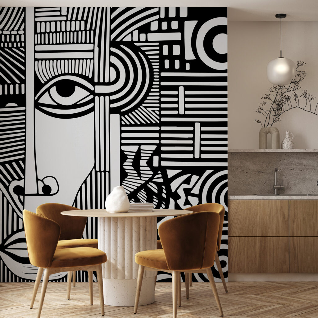 Visage aux grands yeux — intérieur 2