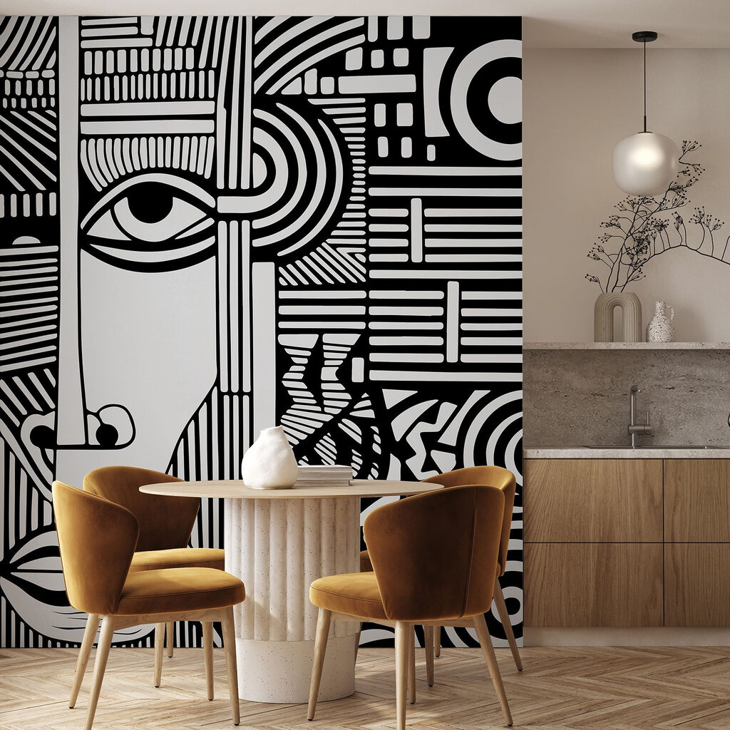 Visage aux grands yeux — intérieur 4