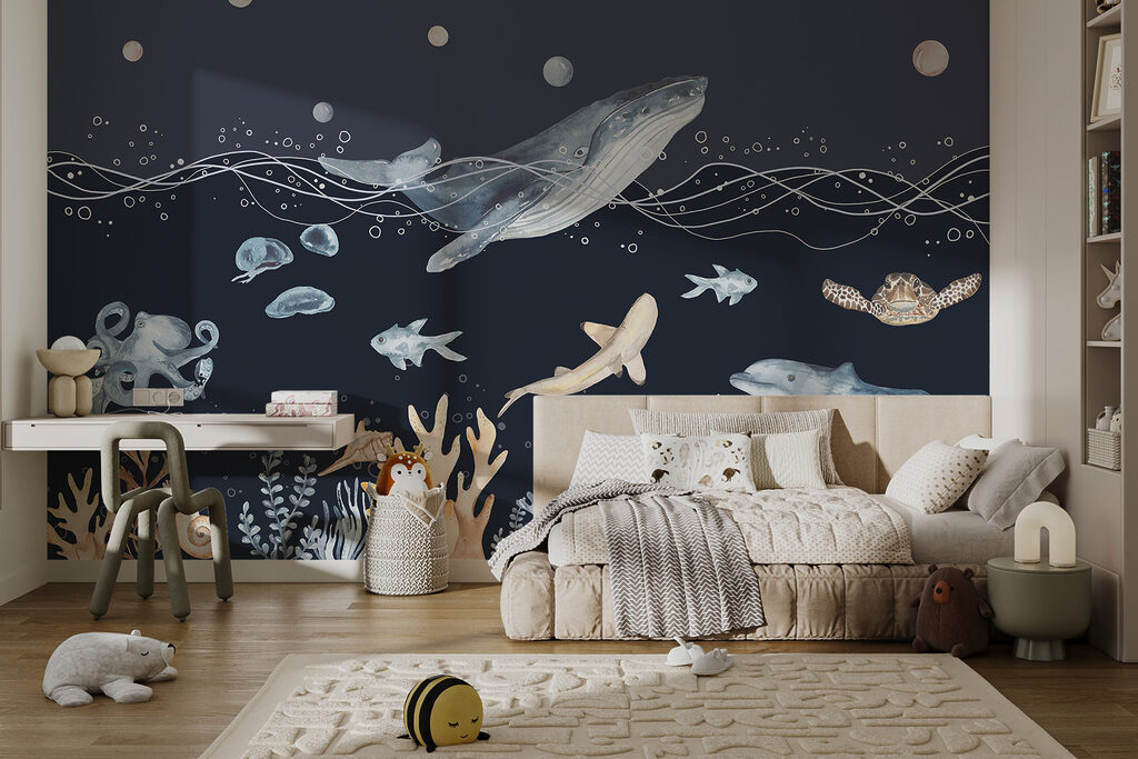 Baleine et jardin corallien — intérieur 6