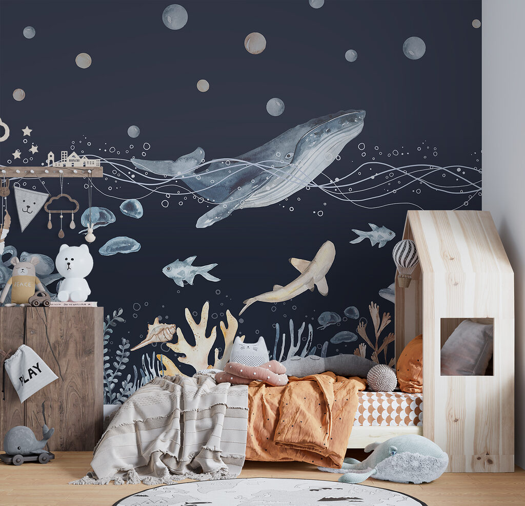 Baleine et jardin corallien — intérieur 2