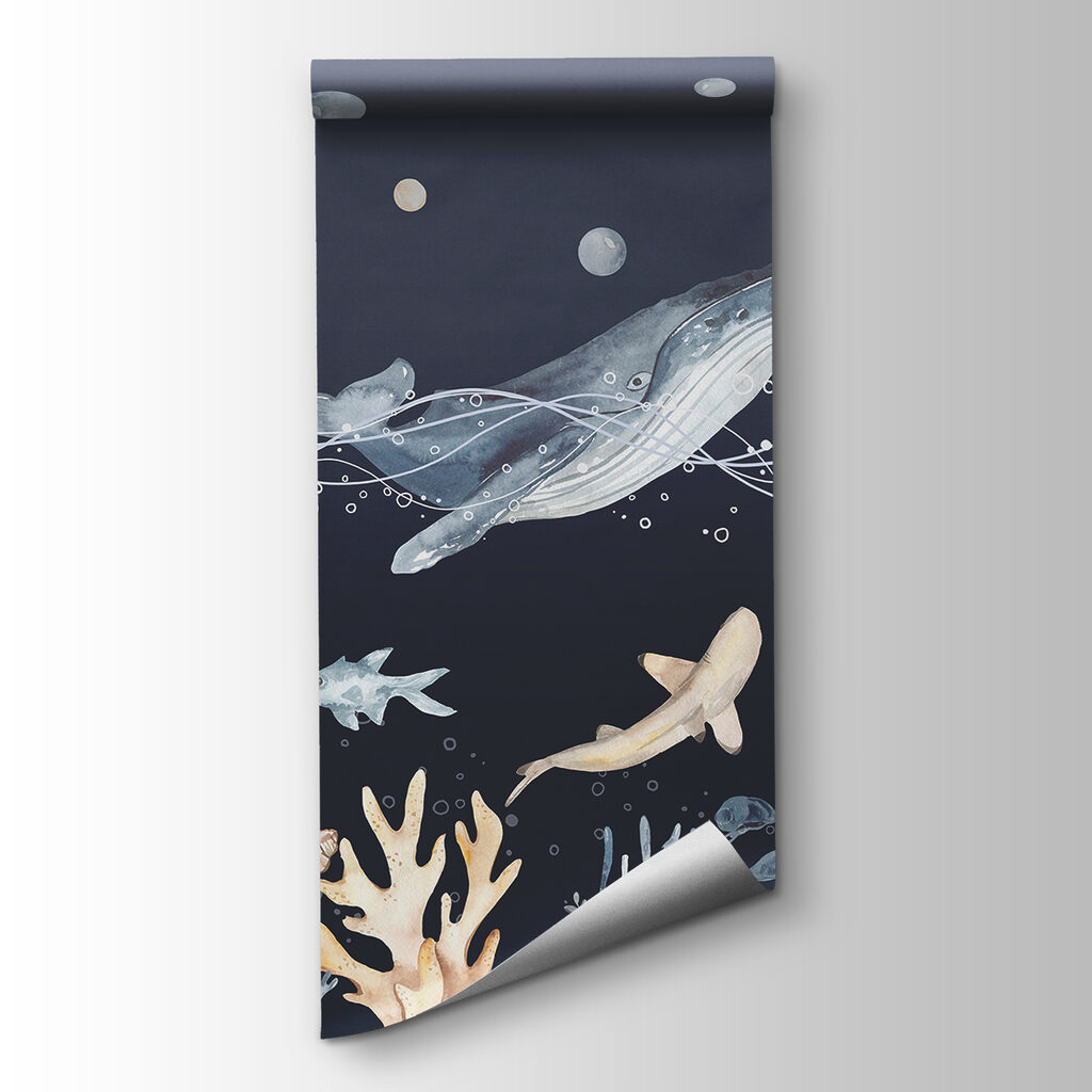 Baleine et jardin corallien — vue du produit