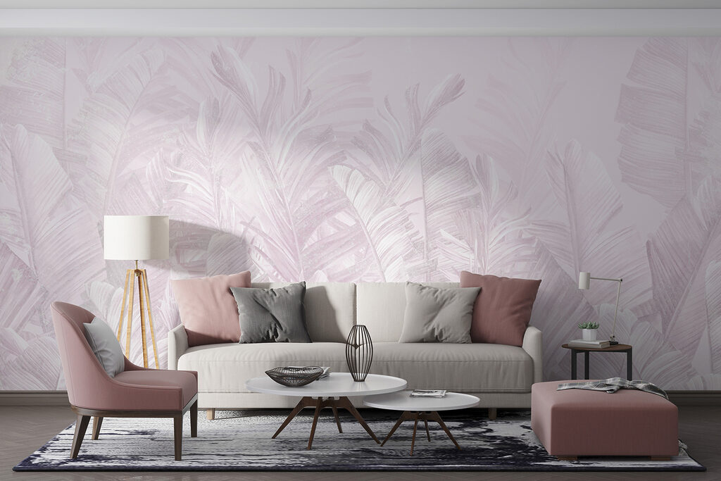 Feuillage tropical à l’encre — intérieur 3