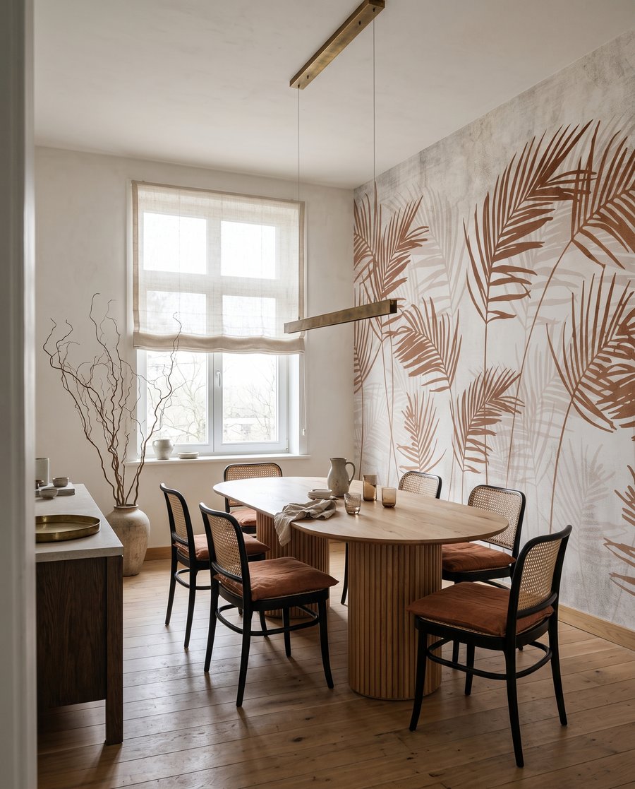 Palmes cuivrées — intérieur 6