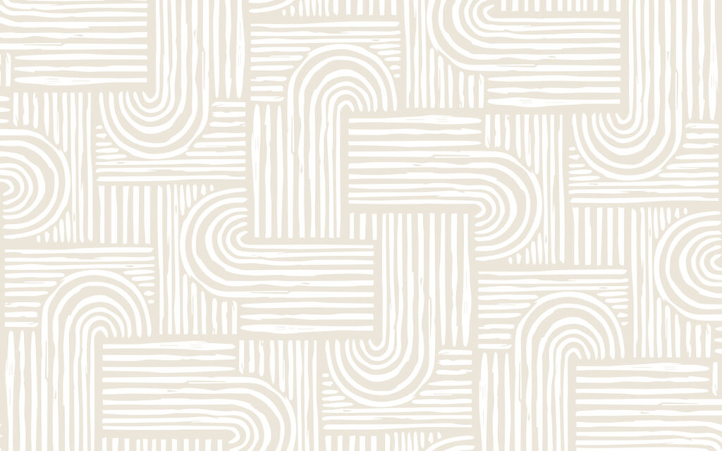 Lignes et courbes — motif complet