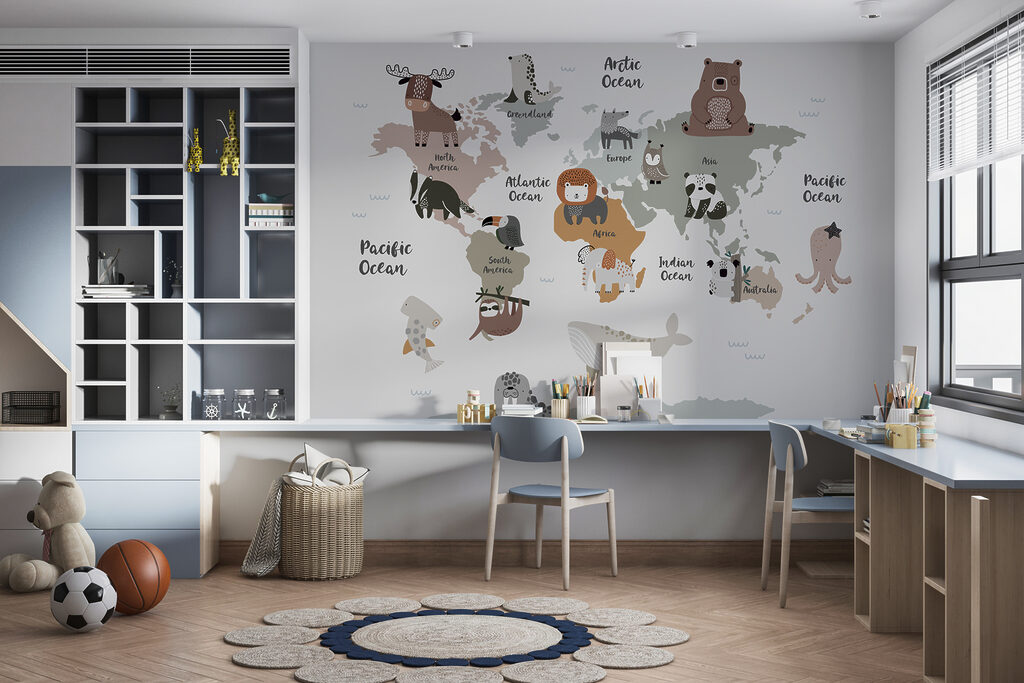 Animaux sur la carte — intérieur 2