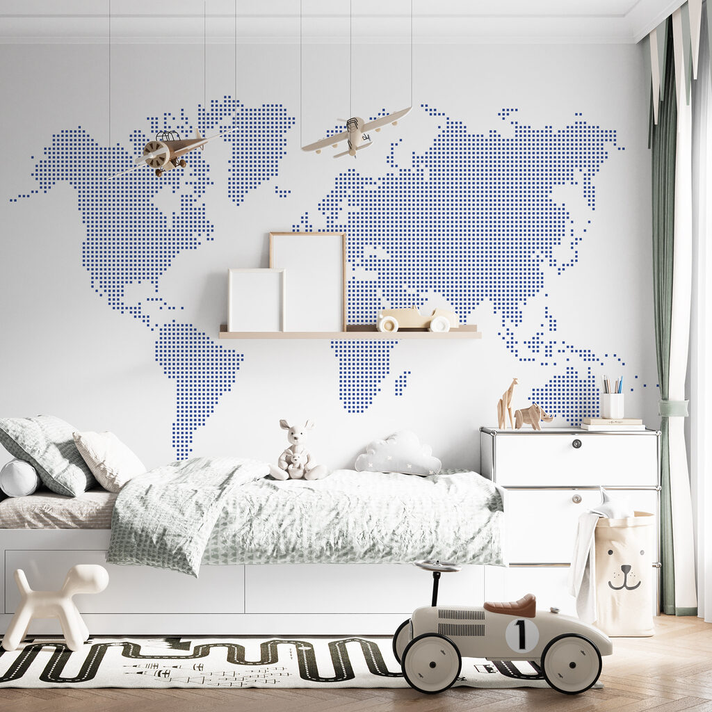Monde en mosaïque — intérieur 1