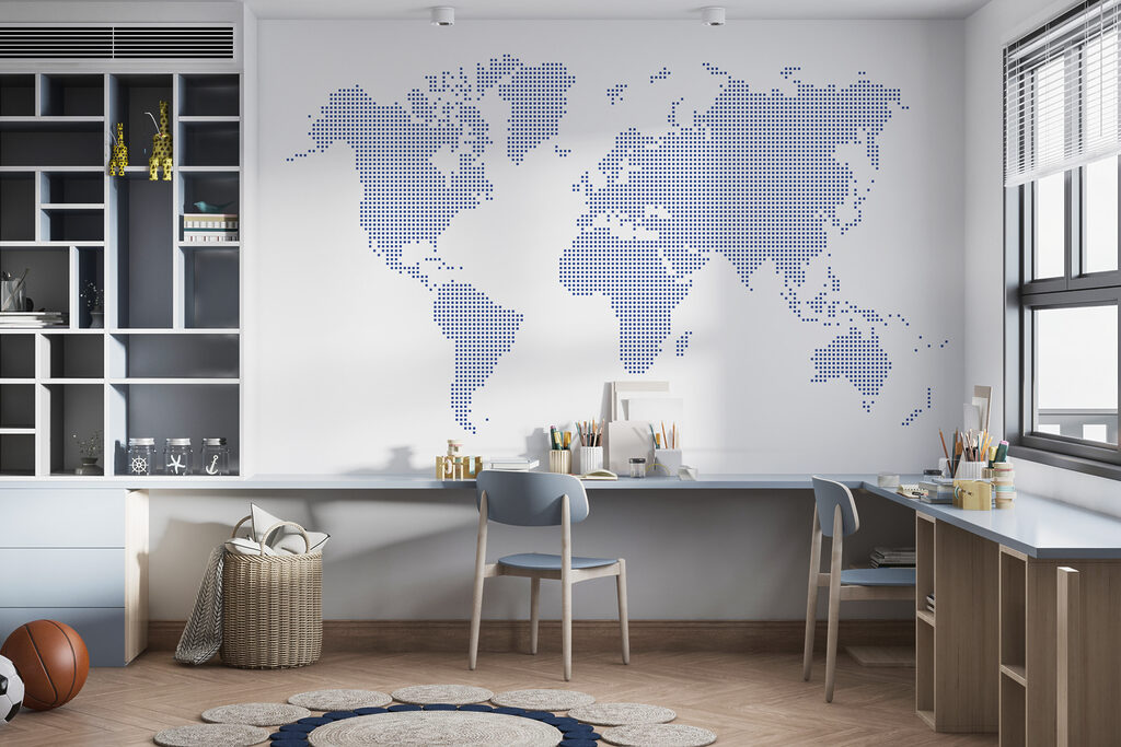 Monde en mosaïque — intérieur 2