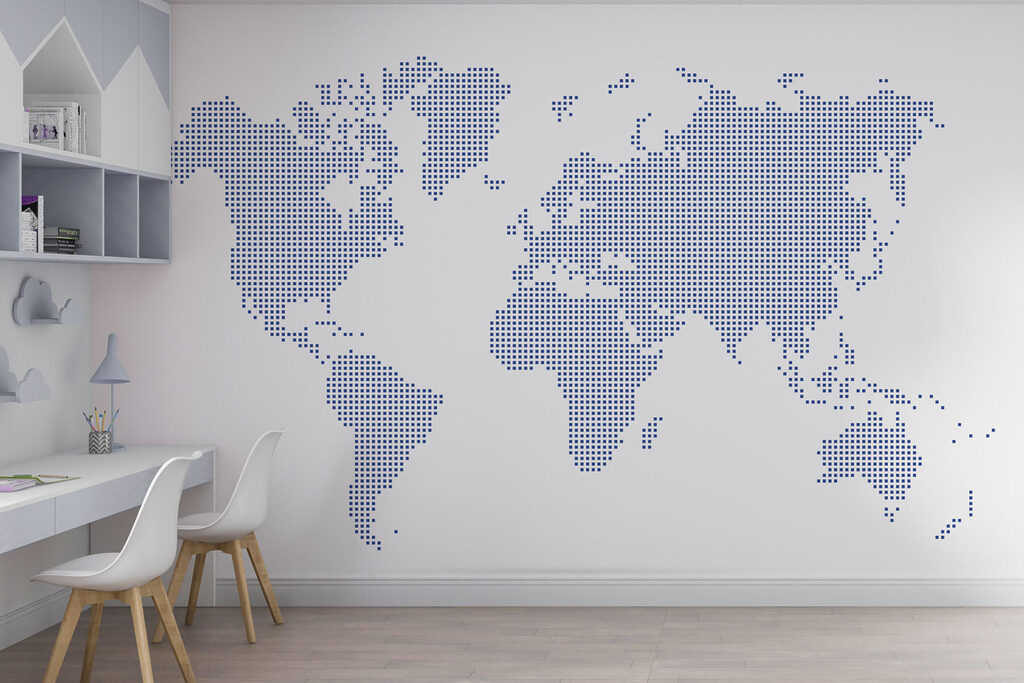 Monde en mosaïque — intérieur 3