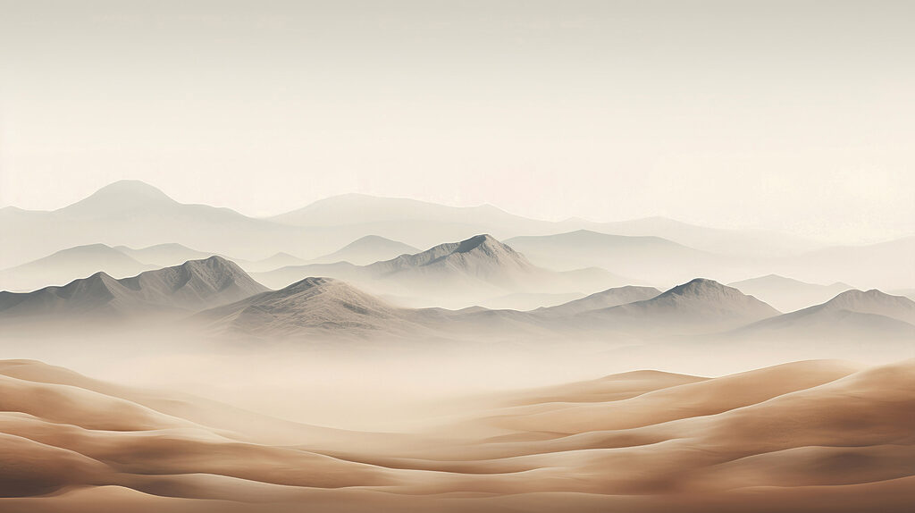Des dunes aux montagnes — motif complet