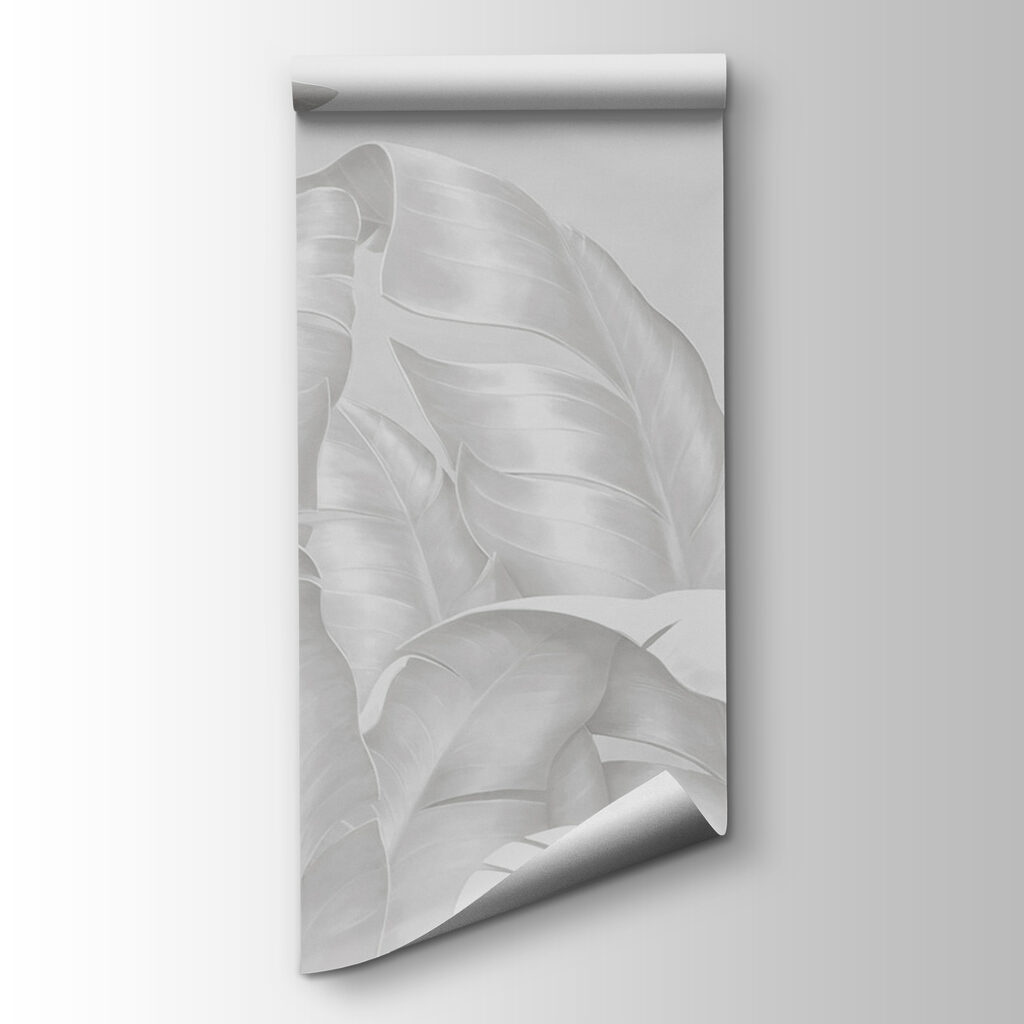 Feuilles pâles qui s’élèvent — vue du produit