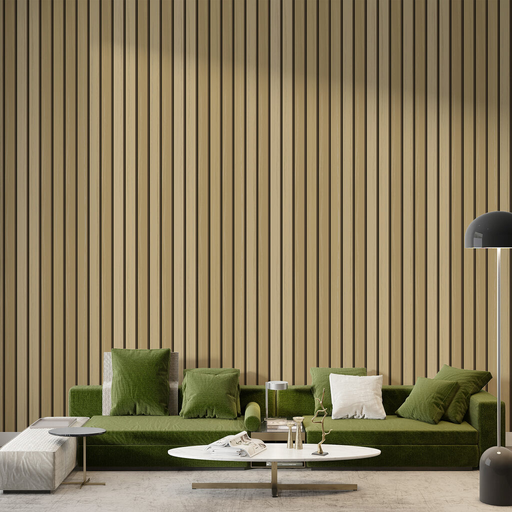 Rayures aux tons chauds — intérieur 1