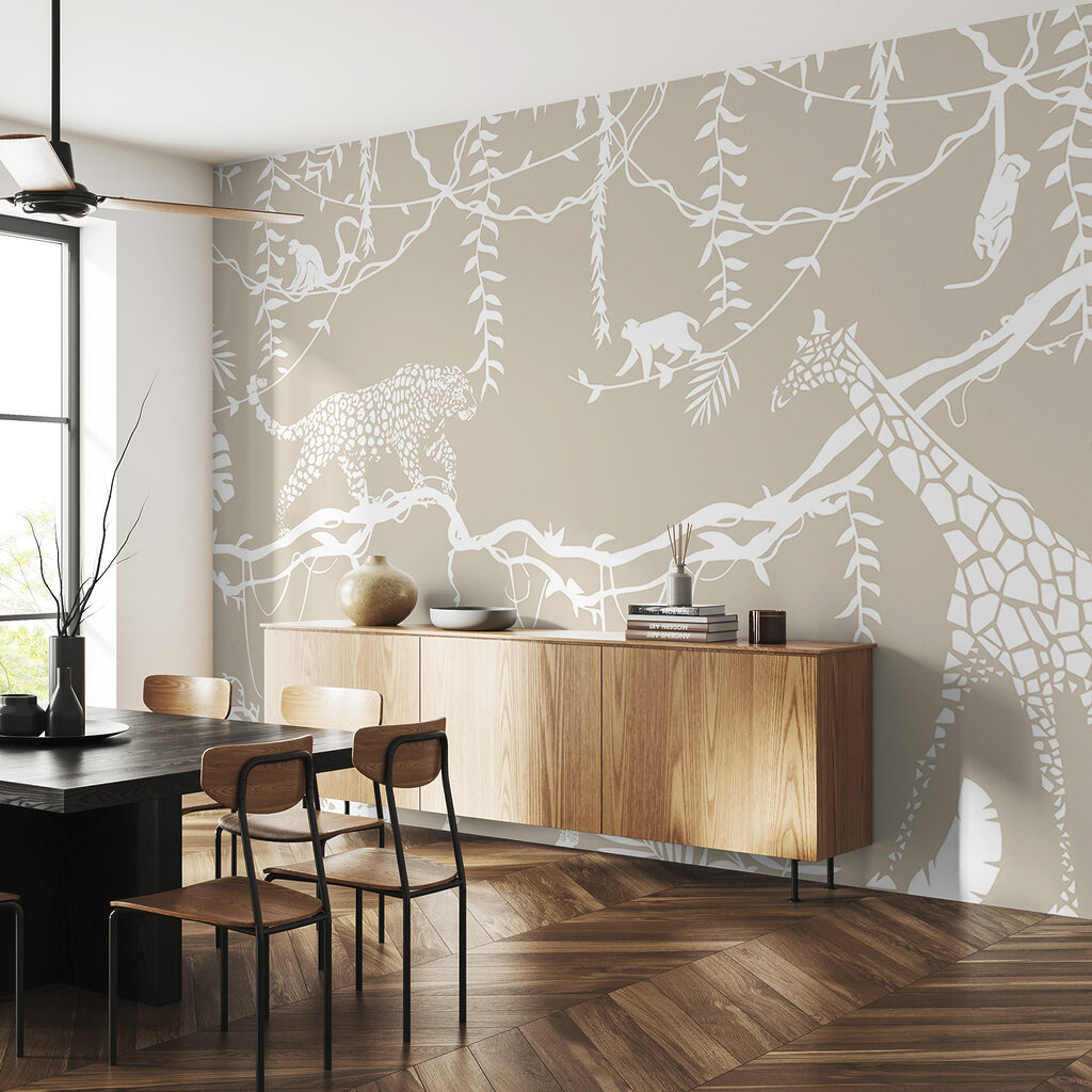 Jungle au trait blanc — intérieur 3