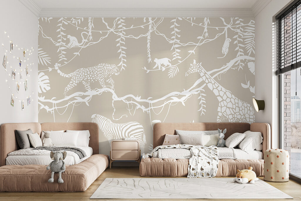Jungle au trait blanc — intérieur 4