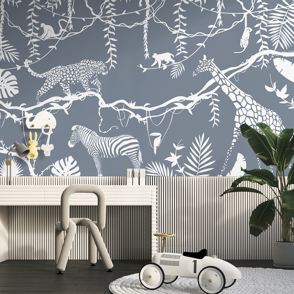 Jungle au trait blanc — intérieur 2
