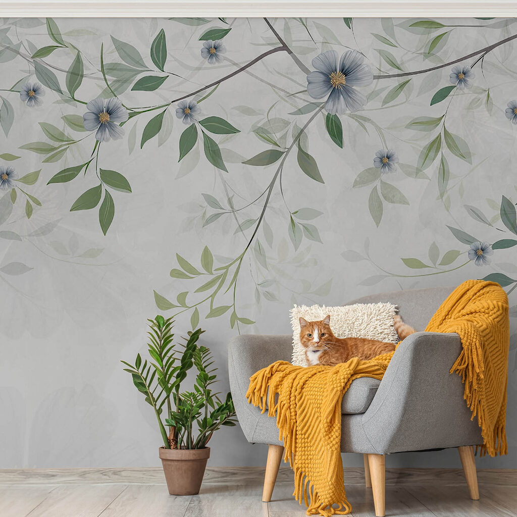 Fleurs et rameaux délicats — intérieur 3