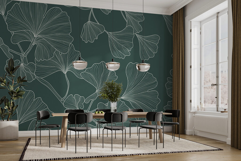 Feuilles sur branches sinueuses — intérieur 2
