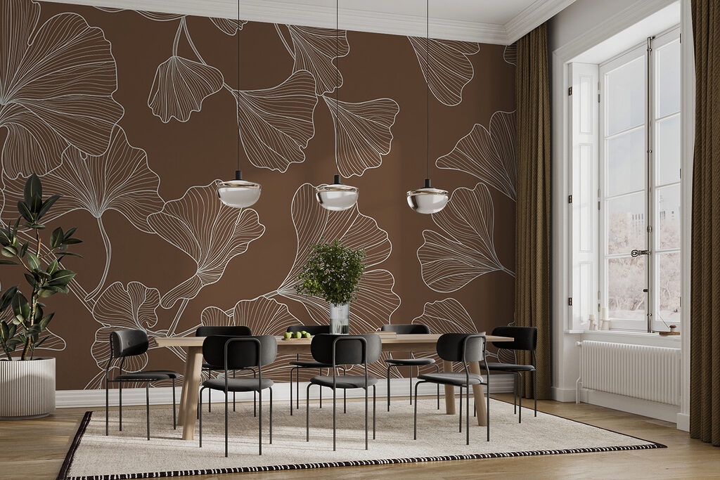Feuilles sur branches sinueuses — intérieur 1