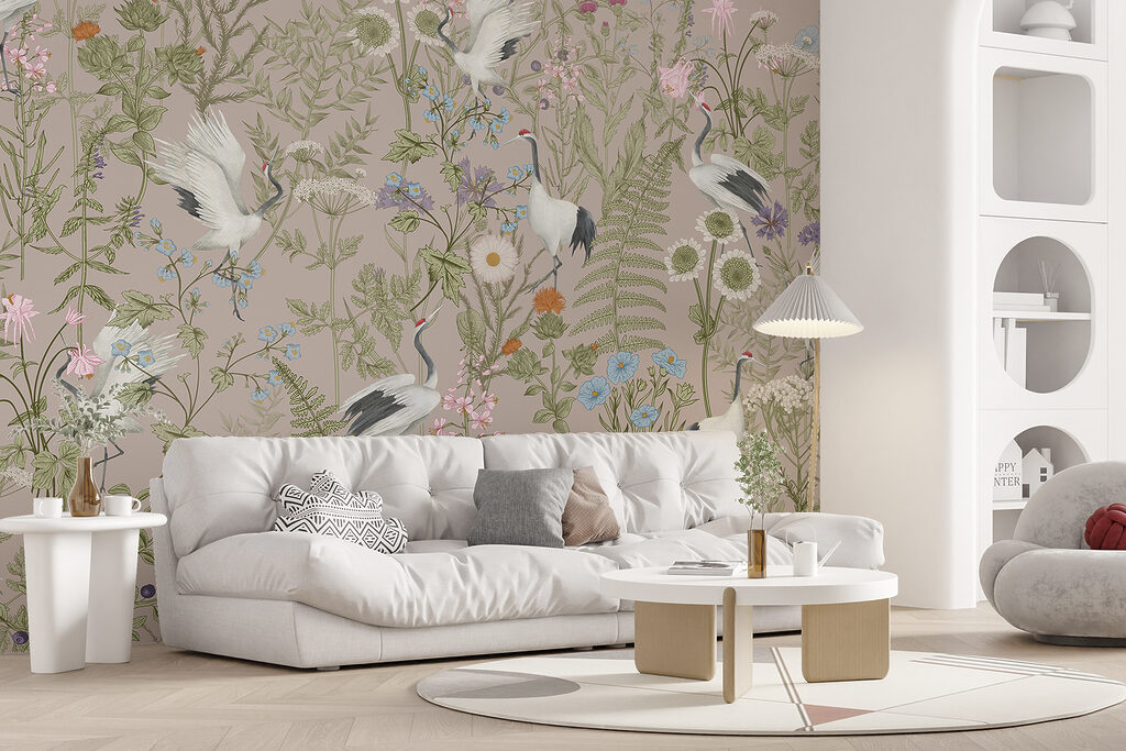 Oiseaux et fleurs sauvages — intérieur 2