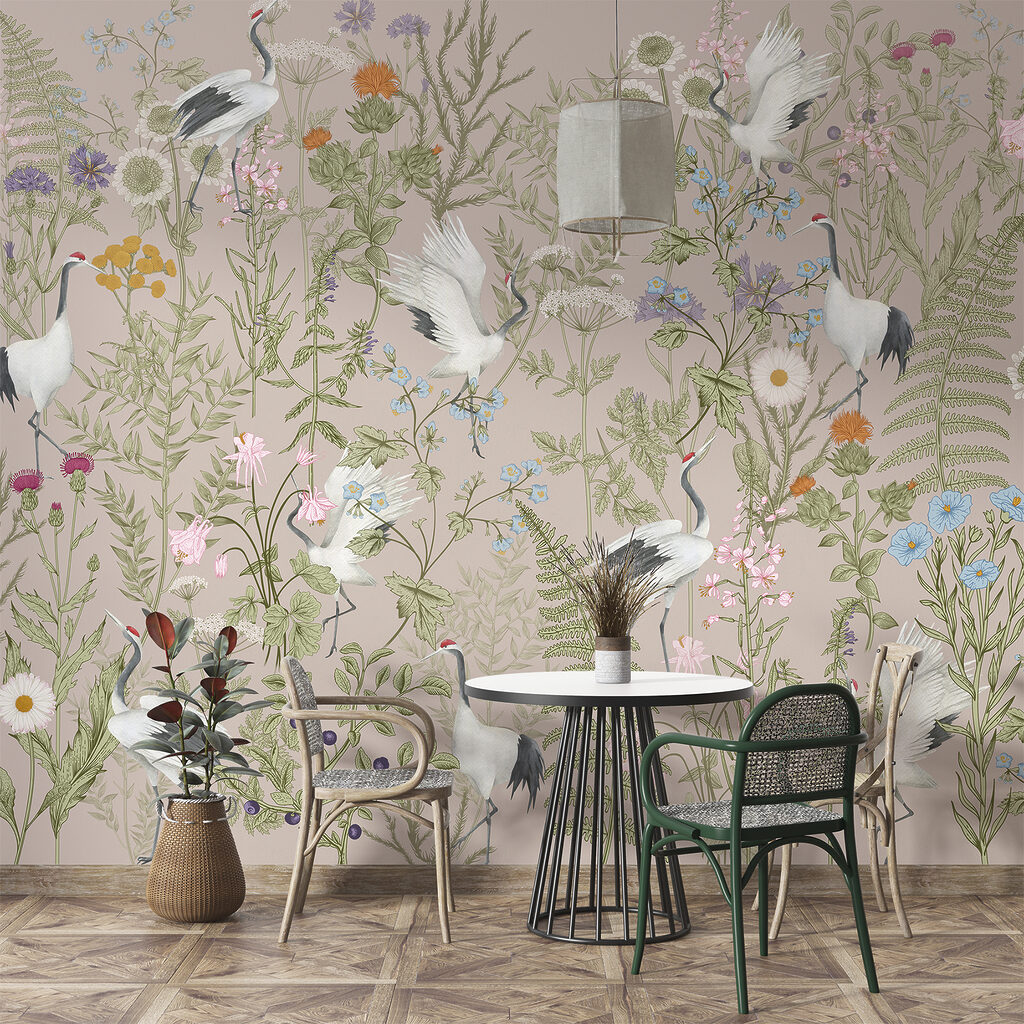 Oiseaux et fleurs sauvages — intérieur 3