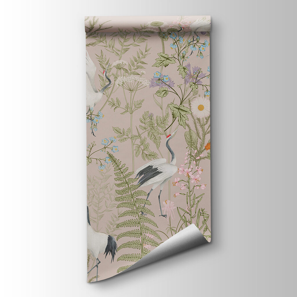 Oiseaux et fleurs sauvages — vue du produit
