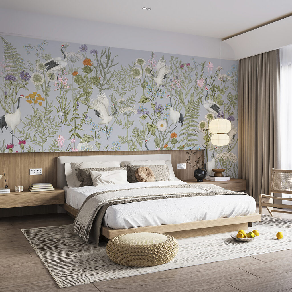 Oiseaux et fleurs sauvages — intérieur 2