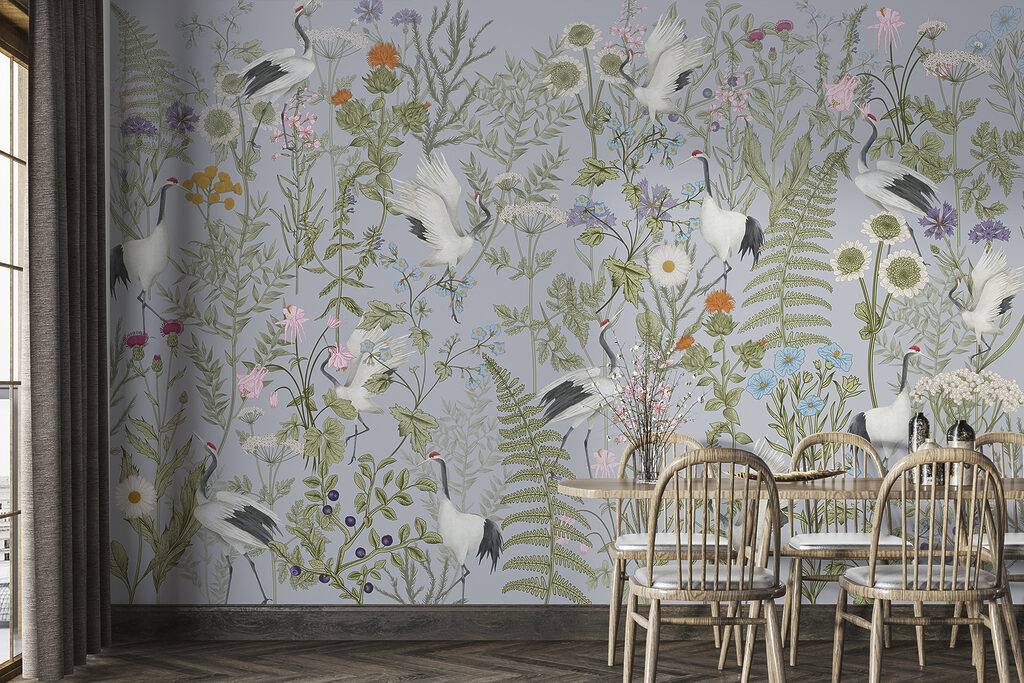 Oiseaux et fleurs sauvages — intérieur 3
