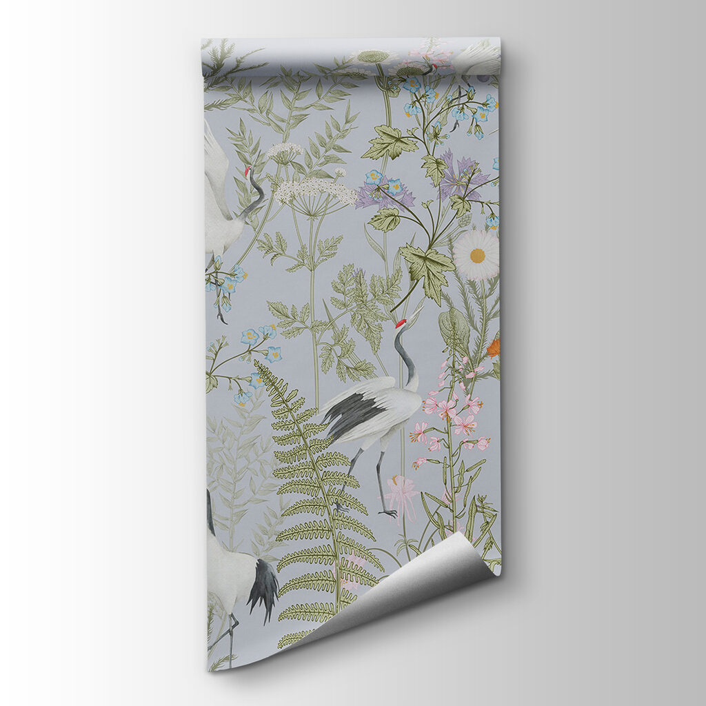 Oiseaux et fleurs sauvages — vue du produit