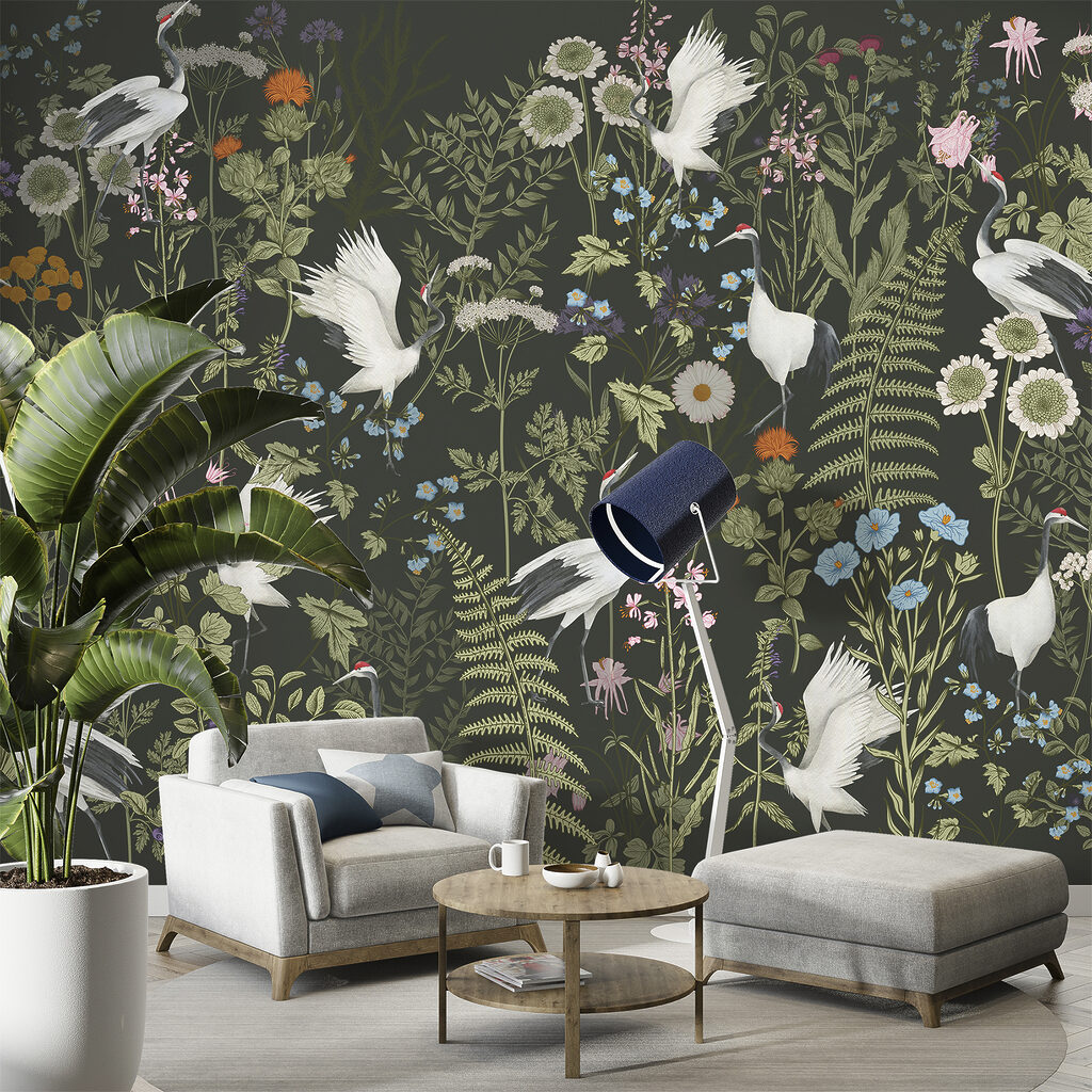 Oiseaux et fleurs sauvages — intérieur 3